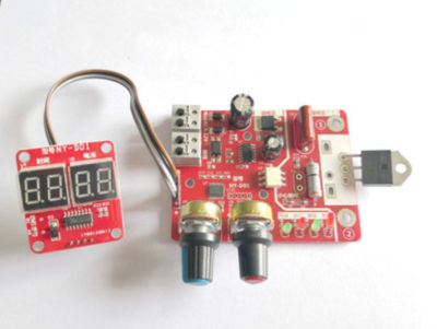 DIY Spot เครื่องเชื่อมอะไหล่ NY-D01 40A ดิจิตอลแสดงจุดเชื่อม Time Current แผงควบคุมเวลา Ammeter บอร์ดคอนโทรล