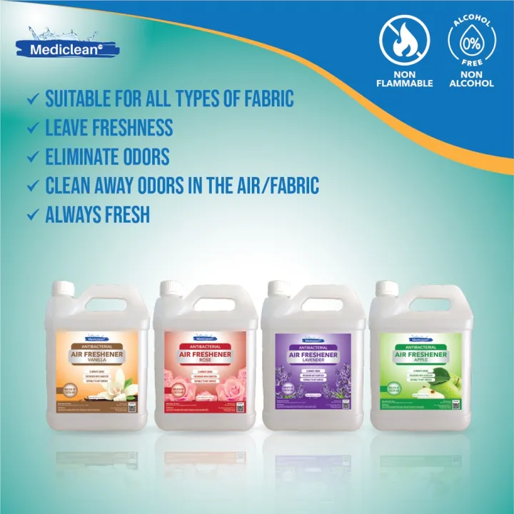 ♀MEDICLEAN ANTIBACTERIAL AIR FRESHENER SPRAY 4000ML☆ Lazada