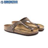 Birkenstockรองเท้าแตะ Gizeh Regular-fit Mocha  043751 Birko-Flor® Sandal Made in Germany