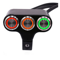 Motorcycle Electric Car Modified Button Handlebar Control Spotlight Horn Dimming FarNear Light Aluminum Alloy Switch