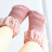 Cute Lace Flower Newborn Baby Socks Soft Baby Girl Boy Socks New Born Infant Toddler Sock