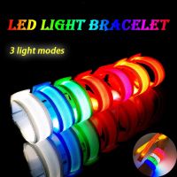 Led Luminous Bracelet Concert Party Bar Luminous Bracelet Velcro LED Luminous Sports Wrist Strap Party Supplies