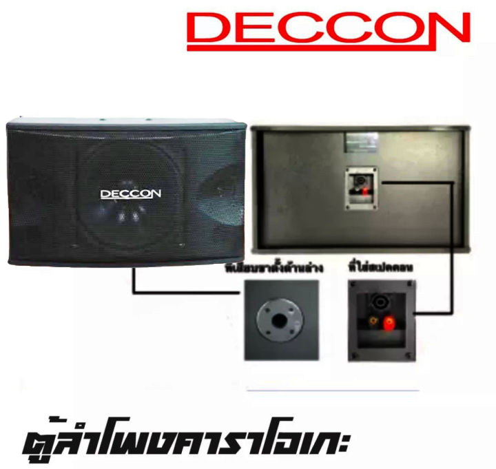 deccon-ตู้ลำโพงคาราโอเกะ-12นิ้ว-800วัตต์-แพ็ค2ใบ-ตะแกรงเหล็ก-fullrange-sub-wooffer-karaoke-speaker-รุ่น-ktv-12