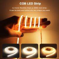 3mm Ultra Thin LED Strip Light COB LED Strip 12V FOB Flexible Ribbon Lamp 24V LED Tape Lamp for Room Decor TV Backlight Lighting