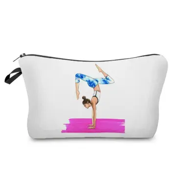 Girl Gymnastics Makeup Bag, Gymnastics Cosmetic Case