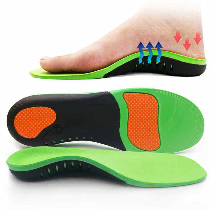 High Arch Support Insoles Orthotic Flat Feet PU Gel Shock Absorb