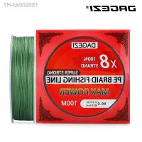 ◊™❧ DAGEZI 100m 8 Strand PE Braided Fishing Line 10-80LB Smoother Multifilament Fishing Lines For Carp Fishing Tackle