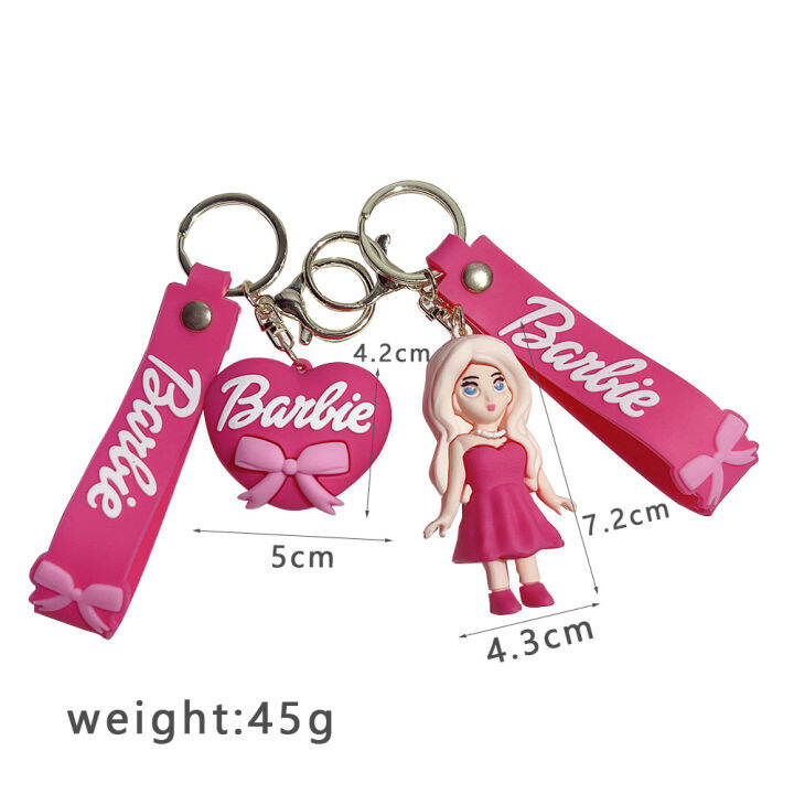 พร้อมส่ง-จี้กระเป๋าเด็กผู้หญิงเครื่องราง-boneka-รูป-barbie-บาร์บี้พวงกุญแจการ์ตูน