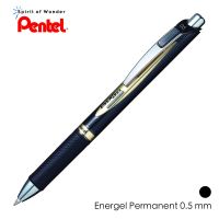 Pentel ปากกาหมึกเจล เพนเทล Energel "หมึกกันน้ำ" 0.5mm - หมึกสีดำ