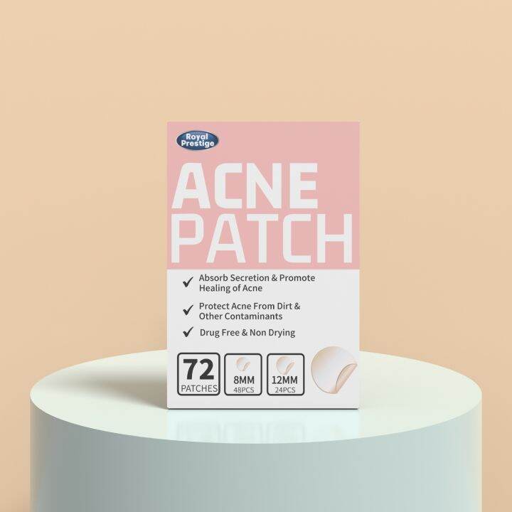 EFFECTIVE 72PCS Waterproof Acne Pimple Patches Hydrocolloid Stickers