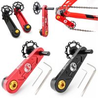 Chainring Tensioner Rear Derailleur Anti-Drop Folding Bike Chain Guide Pulley Single Speed Road Bicycle Chain Fixing Holder Tool