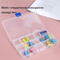 15/10 Grids Compartments Plastic Transparent Organizer Jewel Bead Case Cover Container Storage Box for Jewelry Pill