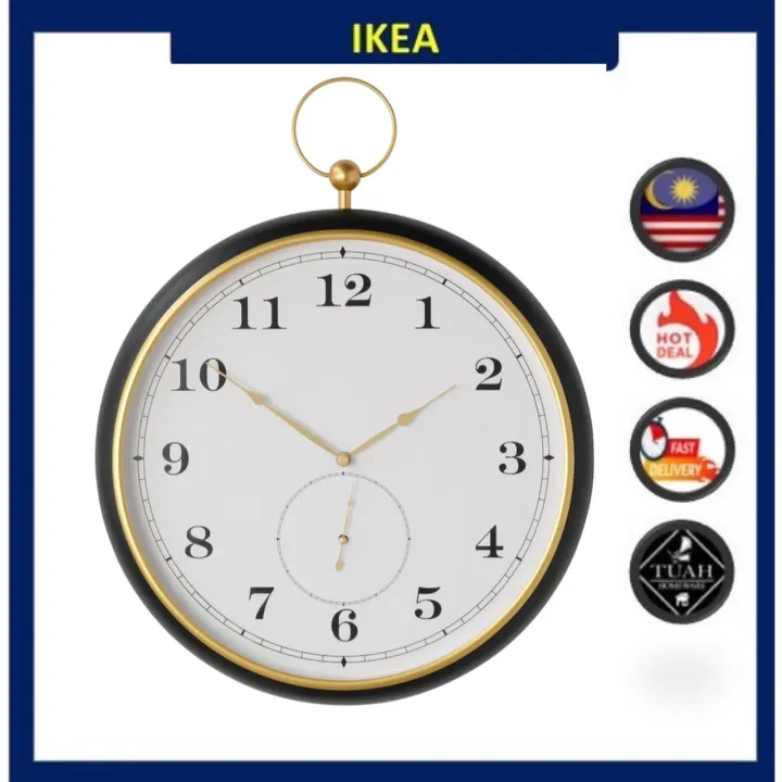 IKEA KUTTERSMYCKE Wall clock (46cm) Lazada