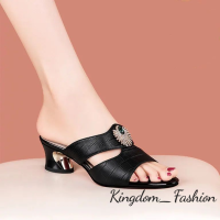 Kingdom_Fashion ร้องเท้าผูหญิง รองเท้าแตะลิ่ม รองเท้าแตะเสริมส้นผู้หญิง รองเท้ารัดส้น สะดวกสบาย อ่อนนุ่ม ความหนาพื้นรองเท้า 2023 ใหม่ X0101860 42Z231018