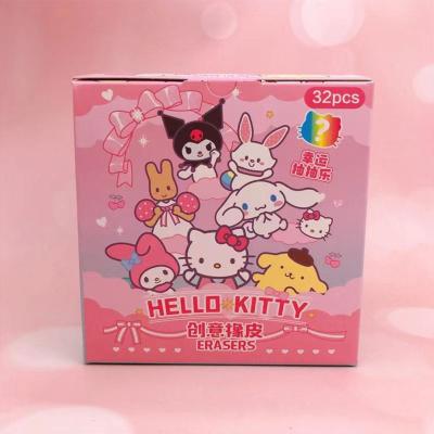 Cartoon Sanrio Eraser HelloKitty Melody Cinnamoroll Kuromi Eraser Mini Cute For Kids Gift G5G0