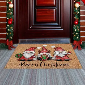 Christmas Door Mat Xmas Welcome Non-Slip Washable Door Mat Rug - China  Christmas Decoration and Christmas Ornament price