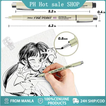 Sakura 50201 Manga-comic Pro Pens Set of 6 Sketch Drawing Art Craft for  sale online