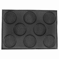 Silicone Hamburger Bread Forms Perforated Bakery Non Stick Baking Sheets Fit Half Pan Size