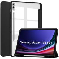 Casing Tablet สำหรับซัมซุงกาแล็กซีแท็บ S9บวก5G 2023 SM-x810B S6 Lite 10.4หนัง PU สมาร์ทฝาครอบสำหรับแท็บ S7 S8บวก S7 FE 12.4นิ้วเคส Funda