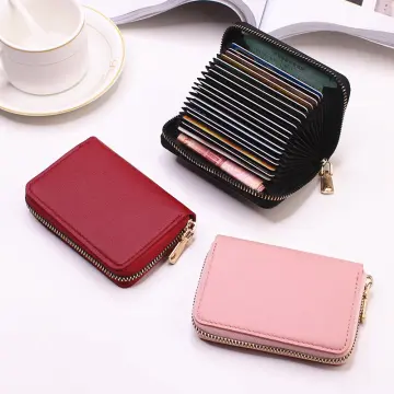 Solid Mini Coin Purse For Women, Ultra-thin Card Holder With