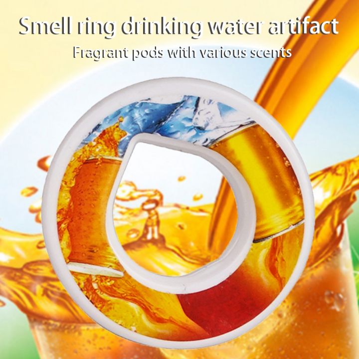 1ชิ้นฝักหอมกลิ่นอากาศกลิ่นน้ำตาลผลไม้รสส้มขึ้นเม็ดพลาสติก-tritan-ขวดน้ำดื่มที่ติด