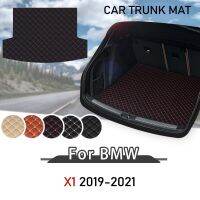 แผ่นรองท้ายรถสำหรับ Bmw X1 2019 2020 2021แผ่นรองแผ่นรองกระโปรงหลังรถท้ายรถแผ่นรองท้ายรถ Keset Mobil ทนต่อสิ่งสกปรกอุปกรณ์เสริมรถยนต์กระโปรงรถ