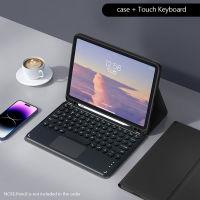 ไร้สายที่สามารถถอดออกได้เคสแป้นพิมพ์บลูทูธสำหรับ iPad Pro 11 10.5 9.7 10.2 9th 10th 8th 7th Gen Air 5 4 3 2แป้นพิมพ์ทัชแพดพร้อมฝาครอบที่ใส่ดินสอ