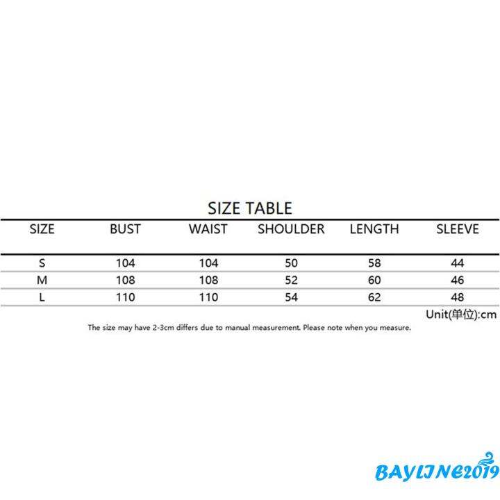 bay-เสื้อสเวตเตอร์ถักสําหรับสตรีแขนยาวคอวีพิมพ์ลายทรงหลวม