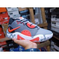 2023 Hot Sale Original✅ NK* P- G- 6 Mens GreyOrangeWhite Fashion Basketball Shoes [Free Shipping] {Limited Time Offer}