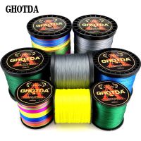 GHOTDA Braided Fishing line 300M 9/8/4 Strands Threads Multifilament PE 0.11-0.70mm 0.4#-12.0# Fishing Lines