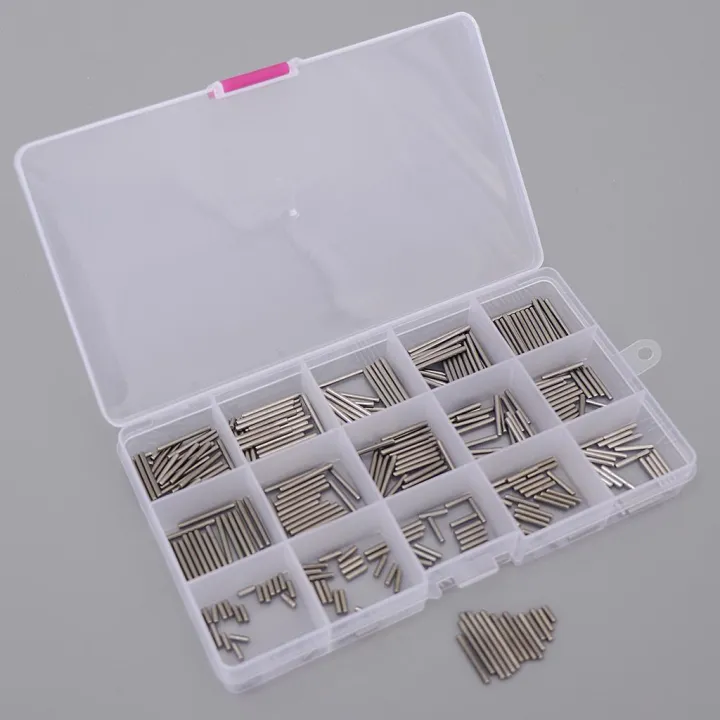 Baosity Slotted Spring Pin Assortment Kit Split Spring Pin Tension Roll
