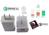 ปลั๊กชาร์ตไว Quick Charger 3.0 ชาร์จไฟ เร็วกว่า ที่ชาร์จไฟทั่วไปถึง 4 เท่า (White)