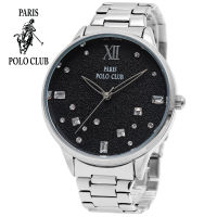 Paris Polo Club นาฬิกาข้อมือผู้หญิง สายสแตนเลส รุ่น PPC-220622L,PPC-220622L-CYAN,PPC-220622L-PK,PPC-220622L-WE,PPC-220622L-BK