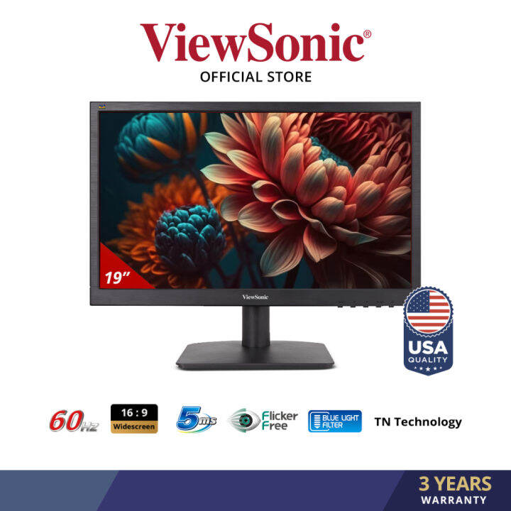 Monitor Led Viewsonic Inch Va H Wxga Low Energy Consumption