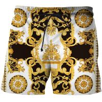 Leopard Luxury Graphic Beach Shorts กางเกงขาสั้นผู้ชาย 3D Printing Surfboard กางเกงขาสั้นฤดูร้อนชุดว่ายน้ำฮาวายกางเกงว่ายน้ำกางเกงขาสั้นน้ำแข็งเย็น