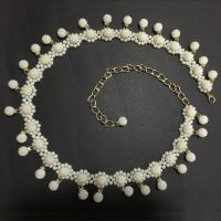 ☬◊ Belly Dance Waist Chain 2021 New Pearl Chain Pendant Tassel Waist Chain Ethnic Style Accessories Practice