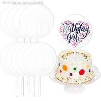 ✓☄ xianhaochen048906 Round Toppers Blank Circle para Casamento de Aniversário Ferramentas De Decorações Aniversário