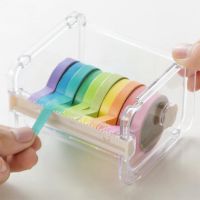 Creative Stationery Masking Tape Cutter Washi Tape Tape Dispenser Office Supplies Organizer Cutter Tape Holder Office Stora Q3R2