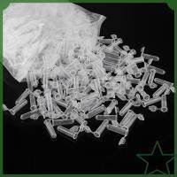 XIEKE 500Pcs พลาสติกทำจากพลาสติก ขวดหลอดตัวอย่าง โปร่งใสโปร่งใส หลอดเครื่องเหวี่ยงขนาดเล็ก แบบพกพาได้ ขวดที่สำเร็จการศึกษา น้ำหอม, ลูกปัด, ของเหลว