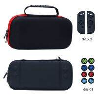 Black Portable Pouch Protective Storage Bag Case with Anolog Caps for Switch Gamepad Carrying Cases for Switch Controller Bags Cases Covers