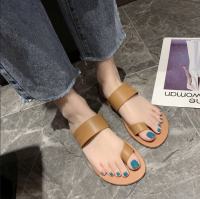 รองเท้าแตะสวมนิ้วโป้ง รองเท้าแตะแบบหนิ่บ รองเท้าแตะแบบลำลอง สไตล์เกาหลี รองเท้าแตะแฟชั่นผู้หญิง ยางนิ่มใส่สบาย มี6สี 2028-9