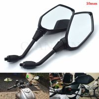 Universal 10MM Motorcycle Handlebar Rear View Side Mirror Rearview Mirrors For Yamaha FZ1 FZ6 FZ8 FZ6R XJ6 MT-07 MT-09 MT09