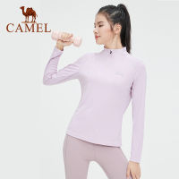 Camel Sports Women Long Sleeve Sports T-Shirt Women Sunscreen Upf 50 Quick Dry Training Shirts