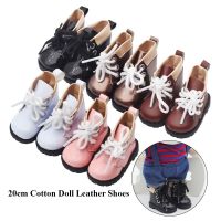 20cm Doll Shoes Fashion Martin Boots DIY Doll PU Leather Shoes For EXO Dolls Clothes Accessories High Quality Casual Wear Shoes