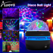 Auoyo Đèn LED 7 màu vũ trường cảm ứng nhạc