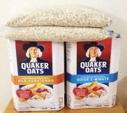 Nửa Thùng Yến Mạch Quaker Oats Mỹ 2.25kg hạt lớn cán mỏng