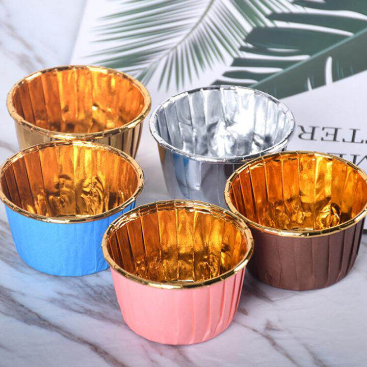 50pcs-large-5039-aluminum-foil-wrapper-paper-gold-cupcake-liner-baking-cup