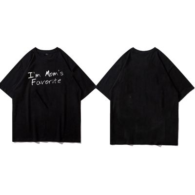 【New】Im Moms Favorite Men Tops Shirt Printed Mother Day T Shirts Mothers Day Gift Tops Tee for Momen ของขวัญวันแม่S-5XL