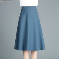 【CC】✕✣  Waist Office Skirts 2023 Wear Pleated Female Saia