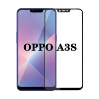 F ฟิล์มกระจกเต็มจอ OPPO A3s ฟิล์มกระจกนิรภัยเต็มจอ ฟิล์มออฟโป้ ฟิล์มกระจกกันกระแทก (ส่งจากไทย)